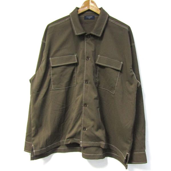 バックナンバー 長袖シャツ ステッチ 大きいサイズ トップス メンズ XL