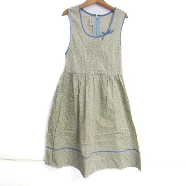 新品＊familiar キッズ ノースリーブ 花柄 ワンピース 100cm