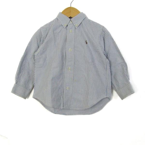 ラルフローレン 長袖シャツ ストライプ ボタンダウン トップス ベビー