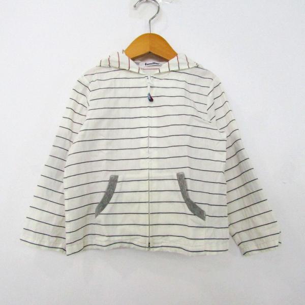 ファミリア マウンテンパーカー ジャケット アウター ボーダー柄