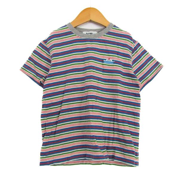 ファミリア 半袖Tシャツ トップス ボーダー柄 キッズ 男の子用