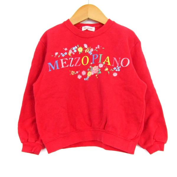 メゾピアノ スウェット トレーナー 長袖 トップス キッズ 女の子用 100