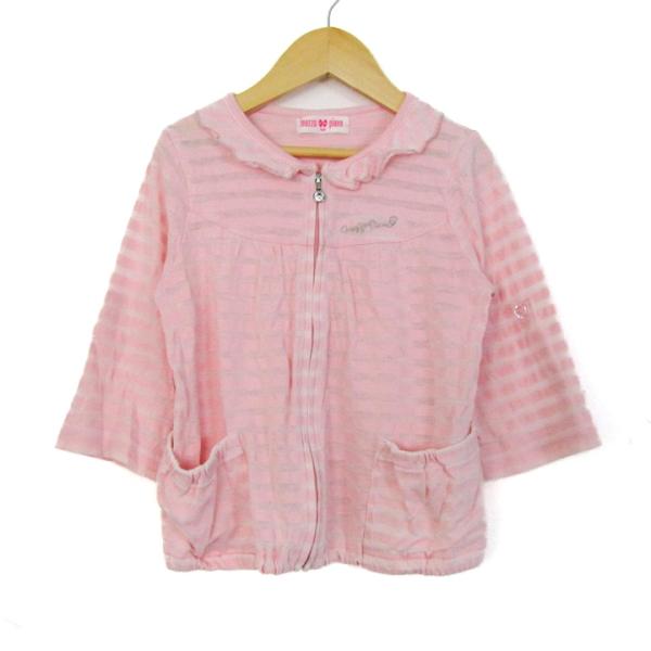 メゾピアノ　ジャケット　150 メゾピアノ ブルゾン ジャケット アウター 七分袖 キッズ 女の子用 120