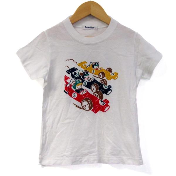 ファミリア 半袖Tシャツ 車柄 トップス キッズ 男の子用 120サイズ