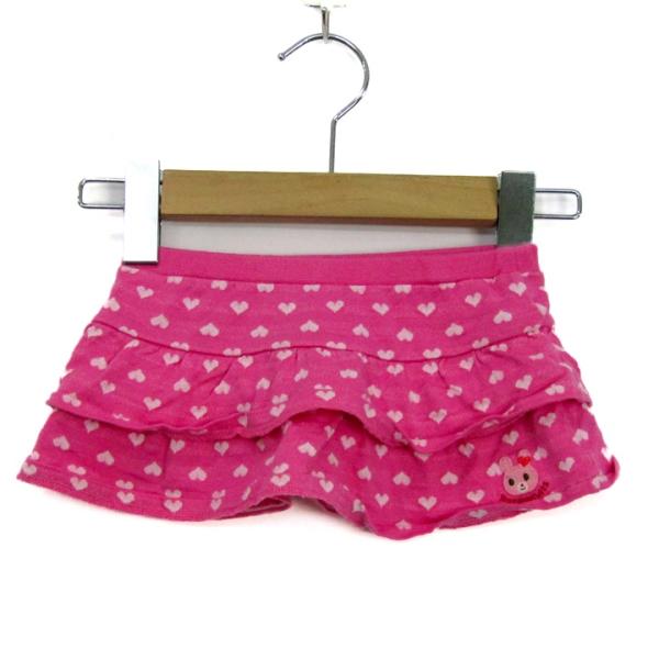ミキハウス スカート コットン ホットビスケッツ ブランド ボトムス ベビー 女の子用 80サイズ ピンク MIKIHOUSE