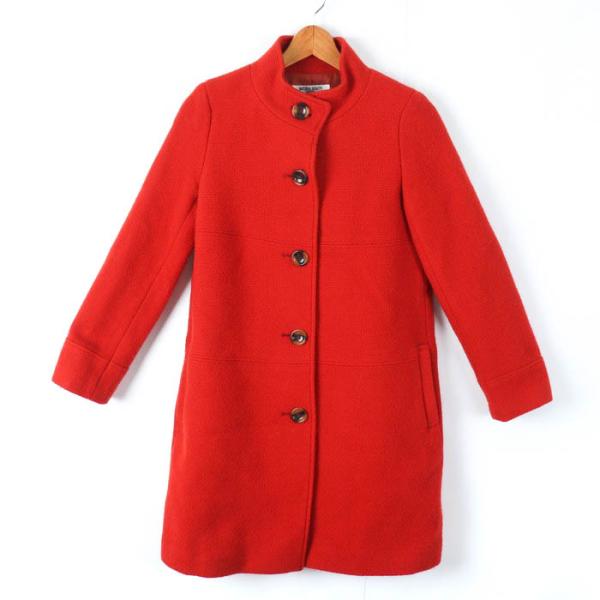 NATURAL BEAUTY BASIC スタンドカラー　ウールコート　M NATURAL BEAUTY BASIC ナチュラルビューティーベーシック スタンド