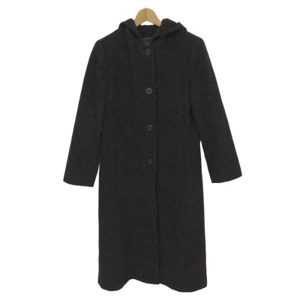 bajra バジュラ アンゴラ ウール チェスターコート ブラック 3 楽天