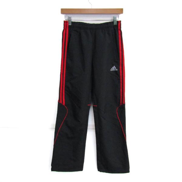 adidas ジャージ 黒/赤 長袖パンツ付きS size adidas アディダス ロングパンツ ジャージパンツ スポーツウエア