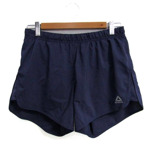 リーボック ショートパンツ ランニングパンツ スポーツウエア ボトムス レディース Lサイズ パープル Reebok