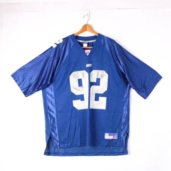 リーボック アメフトゲームシャツユニフォームNFLジャイアンツ 大きいサイズ ReebokリーボックNFLニューヨーク・ジャイアンツアメフトゲーム