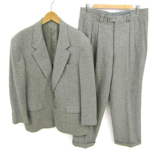 ランバン セットアップ スーツ ジャケット スラックス 茶 R50-46 LANVIN（ランバン） スーツ セットアップ 上下セット ジャケット