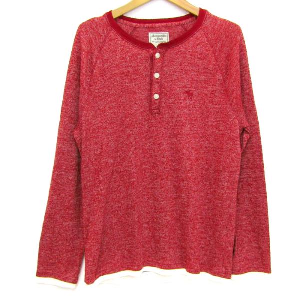 アバクロンビー＆フィッチ 長袖Tシャツ ヘンリーネック トップス