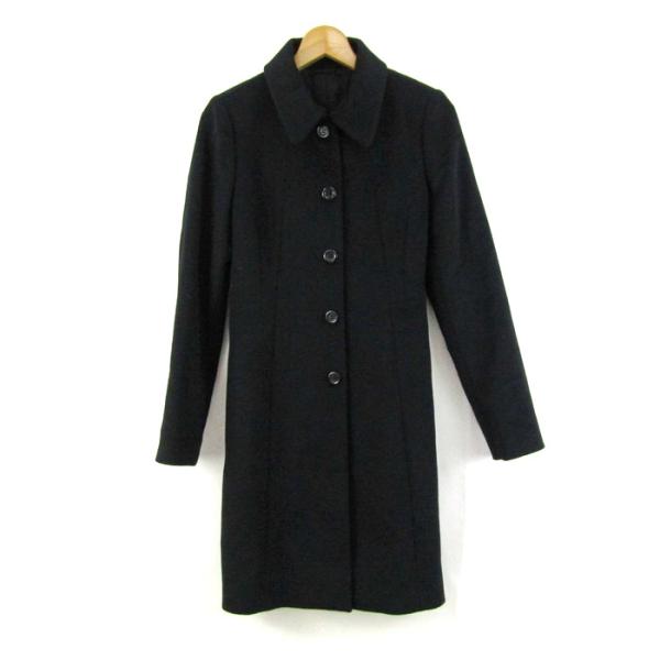 ANAYI ビックカラー　アンゴラ　コート　38 ANAYI アナイ ステンカラーコート アウター ロングコート