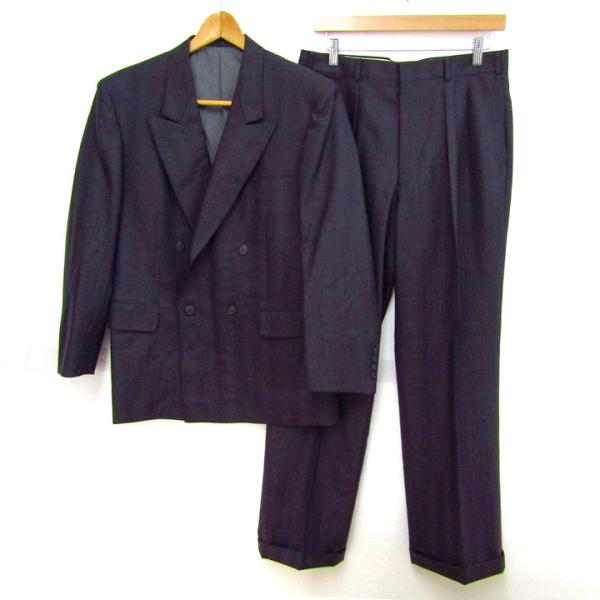 GIEVES&HAWKES ダブル スーツ セットアップ ギーブス＆ホークス スーツ セットアップ ウール ブランド 上下セット