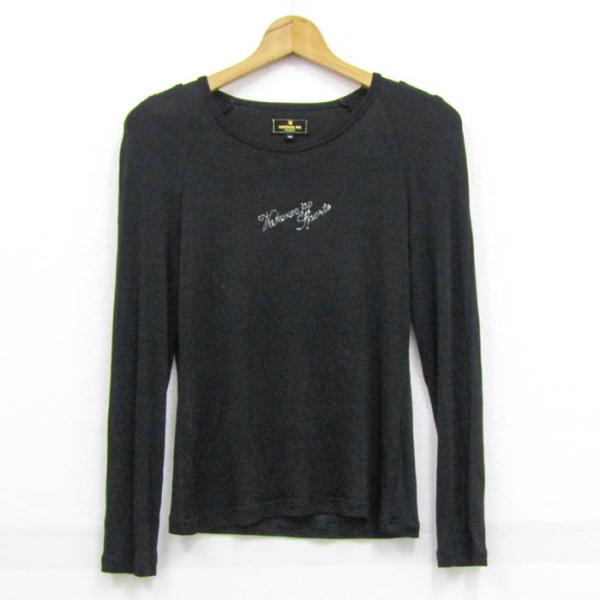 バレンザポー 長袖Tシャツ ストレッチ クルーネック トップス 日本製