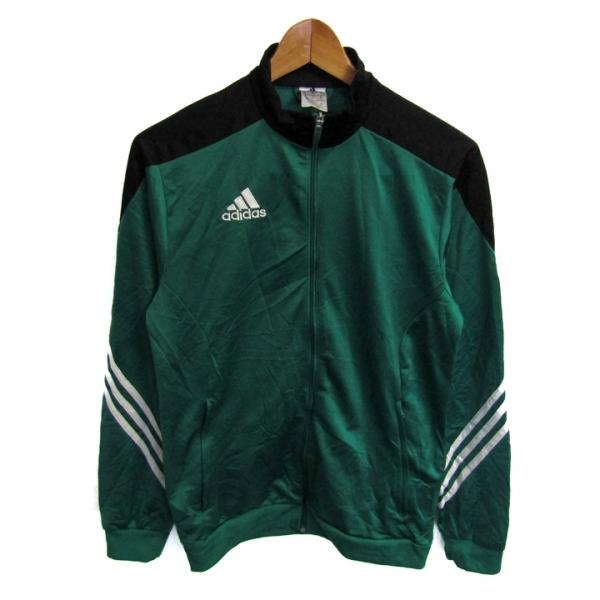  アディダス トラックジャケット緑 長袖 ジャージ M adidas（アディダス） ジャージ トラックジャケット アウター スポーツ