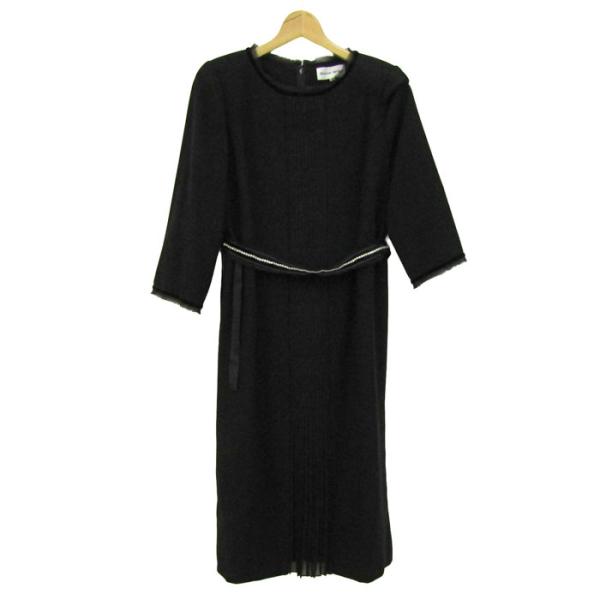 HANAE MORI（ハナエモリ） ロングワンピース トップス 長袖 シフォン