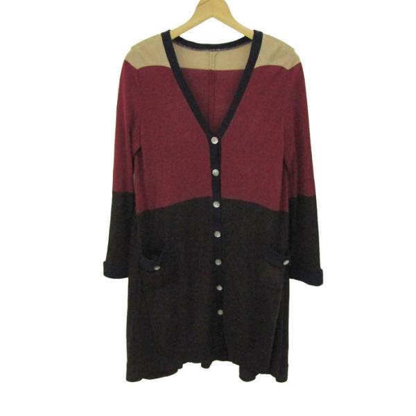 Leilian（レリアン） ロングカーディガン トップス ウール 日本製 紐