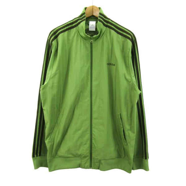 ★人気　アディダス　トラックジャケット　ヨーロッパ　ジャージ　グリーン　L adidas（アディダス） ジャージ トラックジャケット アウター スポーツ