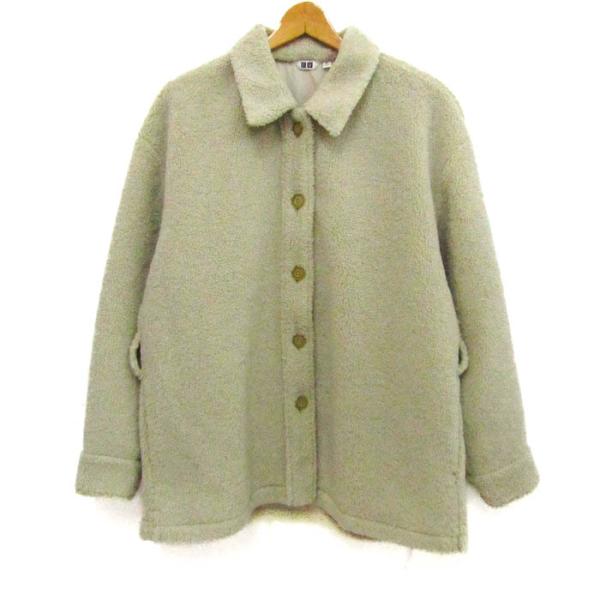 ユニクロ ボアフリースショートコート ジャケット アウター