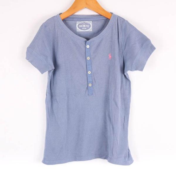 ラルフローレン 半袖Tシャツ トップス ヘンリーネック リブT