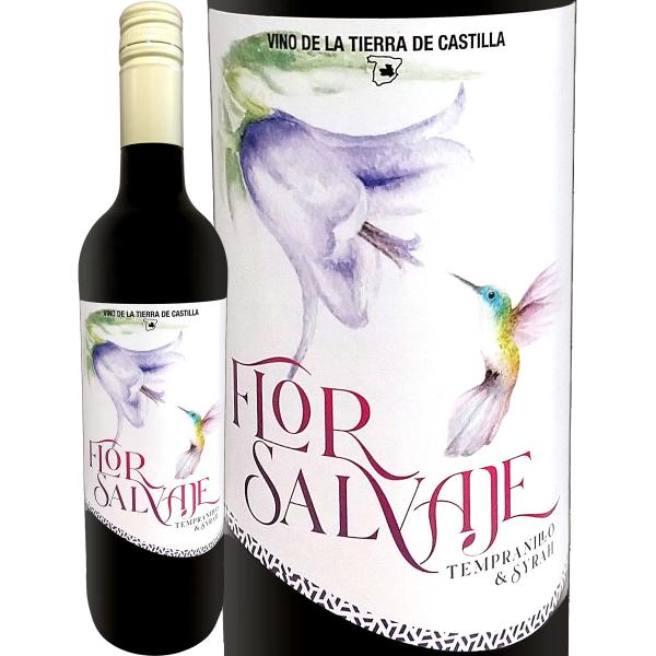 フロール・サルバヘ・テンプラニーリョ・シラー スペイン Spain 赤ワイン wine 750ml ミディアムボディ フルボディ VdTカスティーリャ トレド ［J. フェルナン