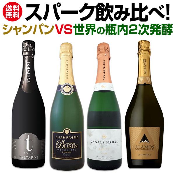 シャンパンvs世界の瓶内２次発酵スパーク飲み比べ