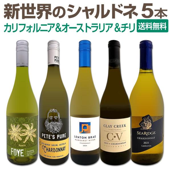 豪州マーガレット・リヴァー産シャルドネ chardonnay が登場 お買い得ワイン wine を集めた新世界のシャルドネ chardonnay づくし５本セット set