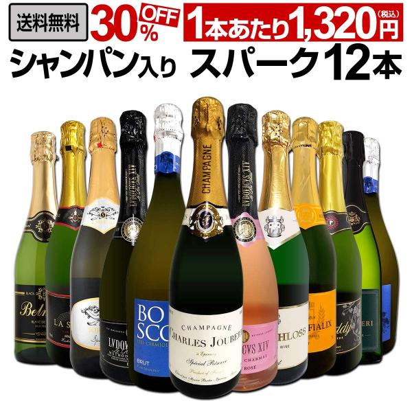 赤白ワイン、シャンパン　詰め合わせ 08/21入荷予定】送料無料 【20】特別な日のフルコース ワイン