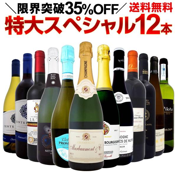 ワイン セット 赤 白 スパークリング シャンパン wine set 12本