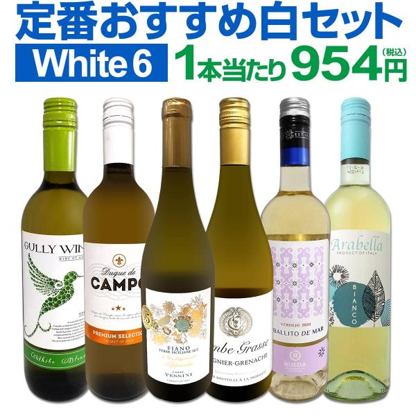 白ワイン wine セット set 第205弾 採算度外視の謝恩企画 当店厳選 特大感謝の大満足白ワイン wine 6本セット set ワイン wine セット set 金賞ワイン wine