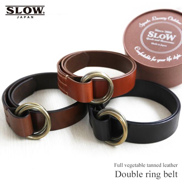 スロウ Slow ベルト ダブルリングベルト 日本製 本革 牛革 メンズ レディース ユニセックス 正規取扱店 Hs00a ツナグテ Slow Hs00a Pumila 通販 Yahoo ショッピング