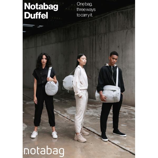 ノットアバッグ ダッフル バッグ 20l 3WAY 手持ち 肩掛け バックパック スポーツジム ヨガ ヨガマット Notabag Duffel 旅行 メンズ レディース  持ち運び便利