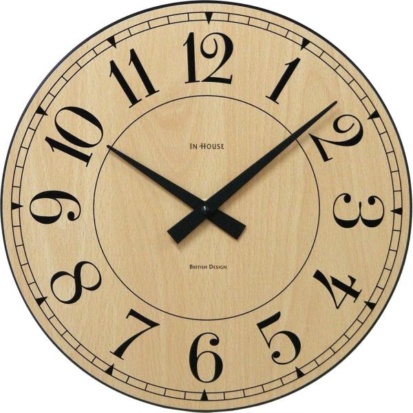 美品 IN HOUSE 掛け時計 30cm ウォルナット NW19WE 英国製 美品 IN HOUSE 掛け時計 30cm ウォルナット NW19WE 英国製