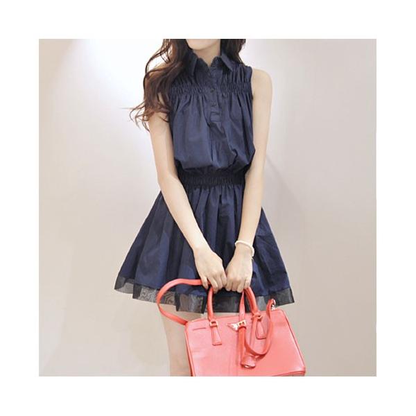 夏の代表はスリム 細い腰が注目される可愛いスカート ノースリーブワンピース ネービーブルー Buyee Buyee 日本の通販商品 オークションの代理入札 代理購入