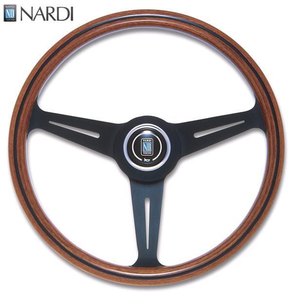 NARDI ナルディ N122 ウッド&ブラックスポーク ステアリング 径360mm