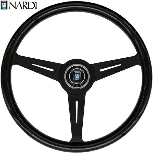 【日本限定モデル】ナルディ　NARDI　N127　ステアリング　クラシック36　ブラックウッド/ブラックスポーク　NARDIホーンボタン付　お取り寄せ