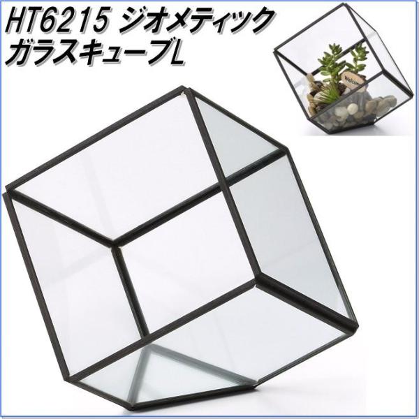 キューブガラスS 2個セット エイチツーオー HT6215 ジオメティックガラス キューブL