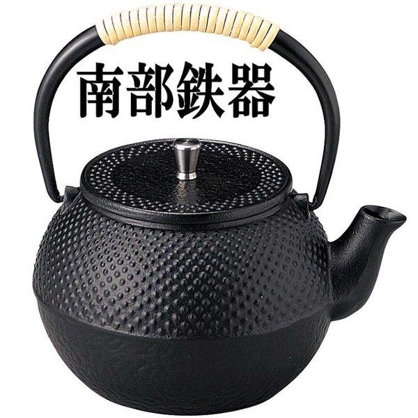 砺波商店 99-3-50094 南部鉄瓶 鉄急須 雅(みやび)黒 MT-503【メーカー