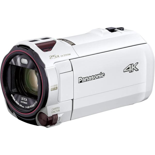 新品 パナソニック 4K ビデオカメラ 64GB 光学20倍ズーム ピュアホワイト HC-VX992MS-W