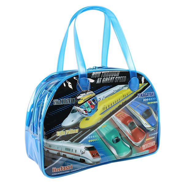 新幹線 ビーチバッグ ボストン プールバッグ ビニールバッグ キッズ 男の子 のぞみ はやぶさ こまち かがやき ドクターイエロー イーストアイ Jr 0660 子供の入園入学バッグ Kcプレイス 通販 Yahoo ショッピング