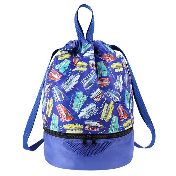 新幹線 ボンサック プールバッグ ビーチバッグ ファスナー キッズ 男の子 E5系 E6系 E7系 ドクターイエロー こまち かがやき はやぶさ Jr 電車 乗り物 特急 0875 子供の入園入学バッグ Kcプレイス 通販 Yahoo ショッピング