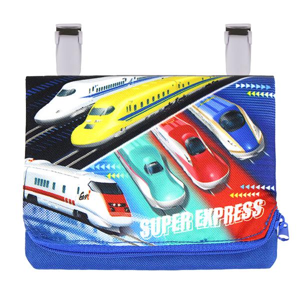 【オーダー品】　新幹線　移動ポケット メール便2個以上送料無料 新幹線シリーズ 制菌ポケットポーチ