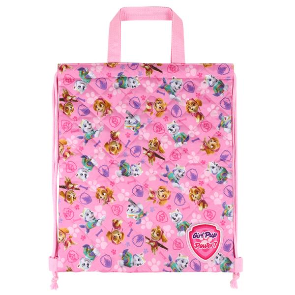 キャラクターの全面プリントに、ふわふわの中綿が入ったキルトナップサック。ランドセルの上からでも背負えるサイズです。内側の短い持ち手は、机の横にかけても床に引きずることなくとっても便利！ワッペンは、内側にお名前を記入できて安心です。サイズ：約...