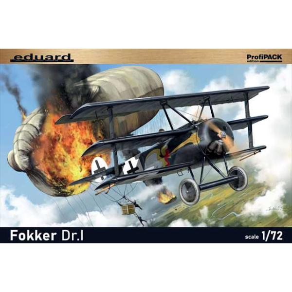 エデュアルド 1/72 フォッカーDr.I プロフィパック プラモデル