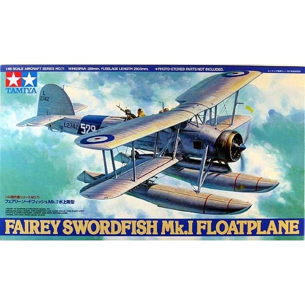 タミヤ 1/48 フェアリーソードフィッシュMk.I 水上機型 タミヤ 1/48 フェアリーソードフィッシュMk.I 水上機型