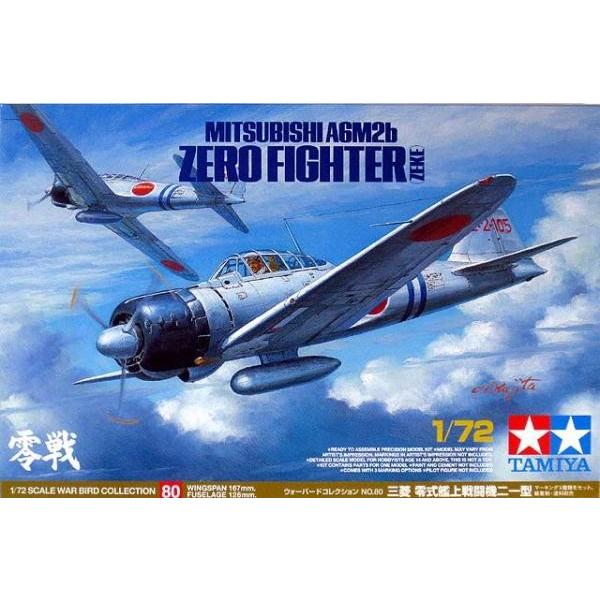 タミヤ 1/72 ウォーバードコレクション No.80 三菱 零式艦上戦闘 タミヤ 1/72 ウォーバードコレクション No.80 三菱 零式艦上戦闘