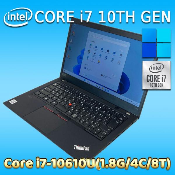 Windows11Pro 第10世代CPU搭載 14型フルHD液晶 ☆ Lenovo ThinkPad T14