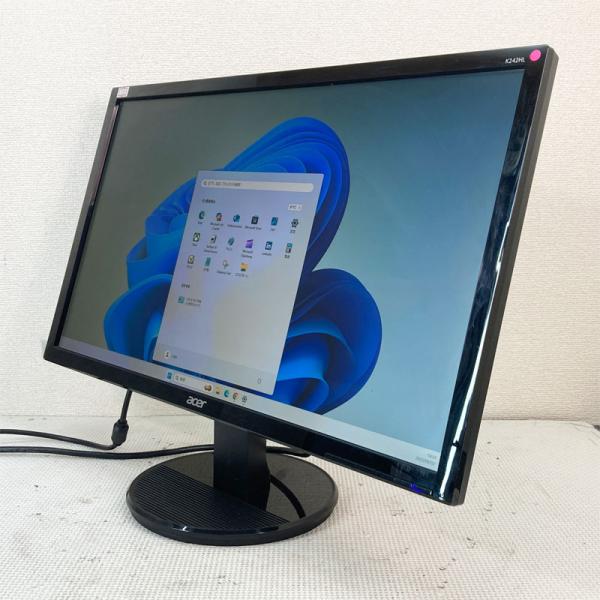 acer（エイサー） 中古 ワイド液晶モニター 2015年製 ☆ Acer K242HL