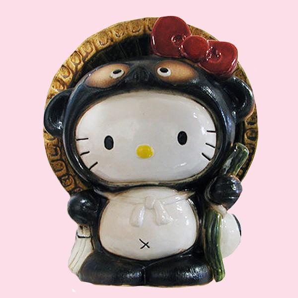 信楽焼 ハローキティー狸(陶器) : ケィディーディーストア 信楽焼 ハローキティー狸(陶器) : ケィディーディーストア